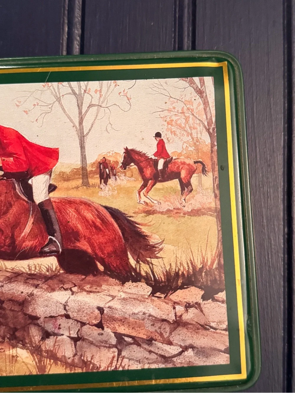 Vintage Keller Charles Fox Hunt Candy Tin — Philadelphia